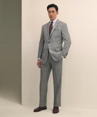 Traditional Fit Wool Sharkskin 1818 Suit | Brooks Brothers