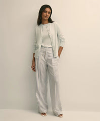 Viscose Striped Pants | Brooks Brothers