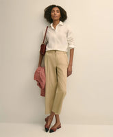 Cropped Wide-Leg Advantage Chino | Brooks Brothers