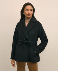 Wool Blend Double-Faced Drawcord Waist Coat | Brooks Brothers