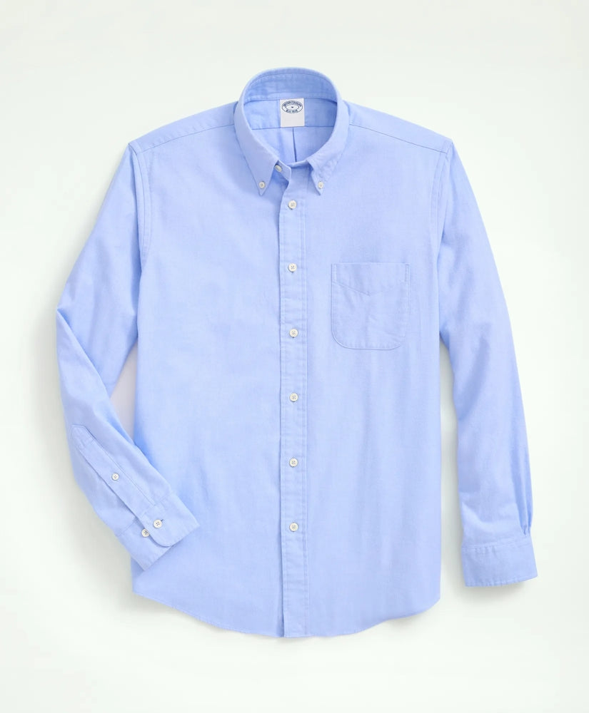 Portuguese Flannel Polo Button Down Collar Shirt | Brooks Brothers