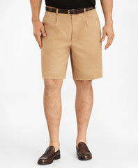 Big & Tall Pleat Front Stretch Advantage Chino | Brooks Brothers