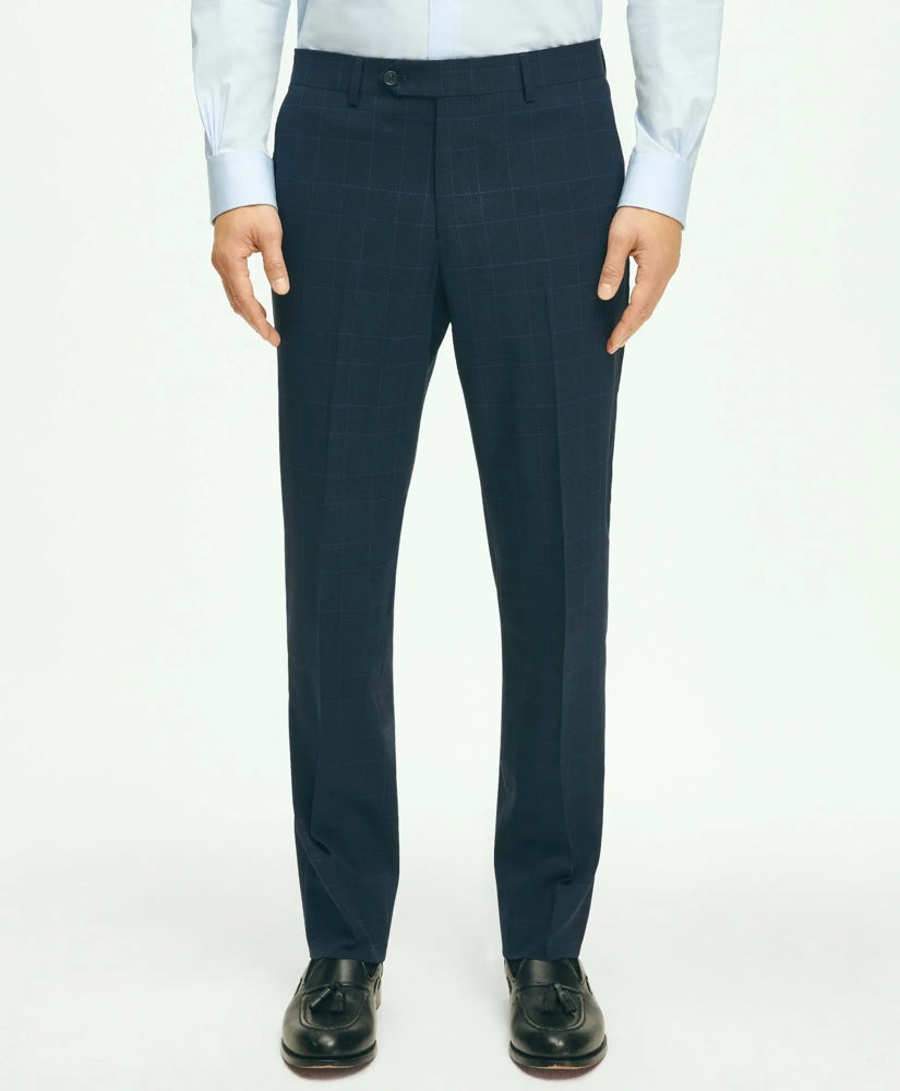 Brooks Brothers Explorer Collection Classic Fit Wool Checked Suit Pants | Brooks Brothers