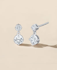0.5 CT. Lab-Grown Diamond 14k Gold Drop Earrings | Brooks Brothers