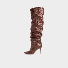Aldo Daroba in Dark Brown - Over-the-knee boot, Stiletto heel Women