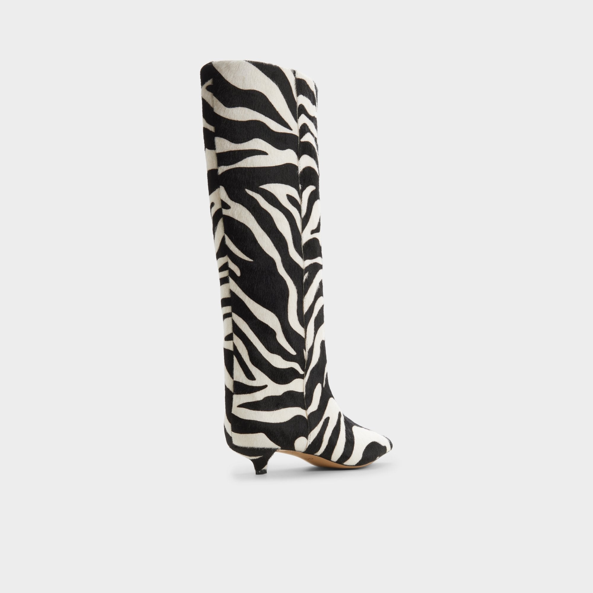 Aldo Gabelia in White Black - Knee-high boot, Kitten heel Women