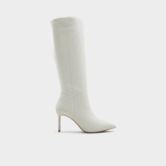 Aldo Laroche-wc White/Bone Women's Tall Boots - Knee-high boot, Stiletto heel Women