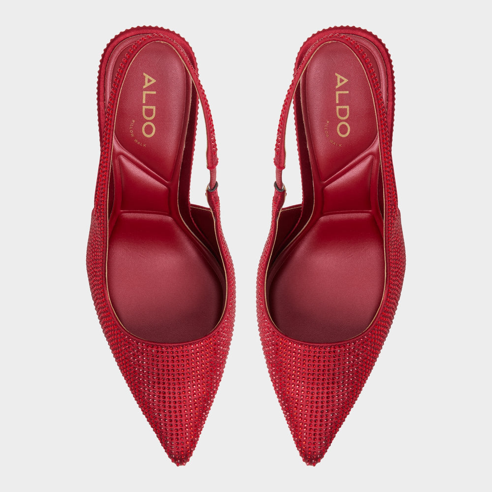 Aldo Lovebloom in Xt Dark Red - Slingback heel, Stiletto heel Women