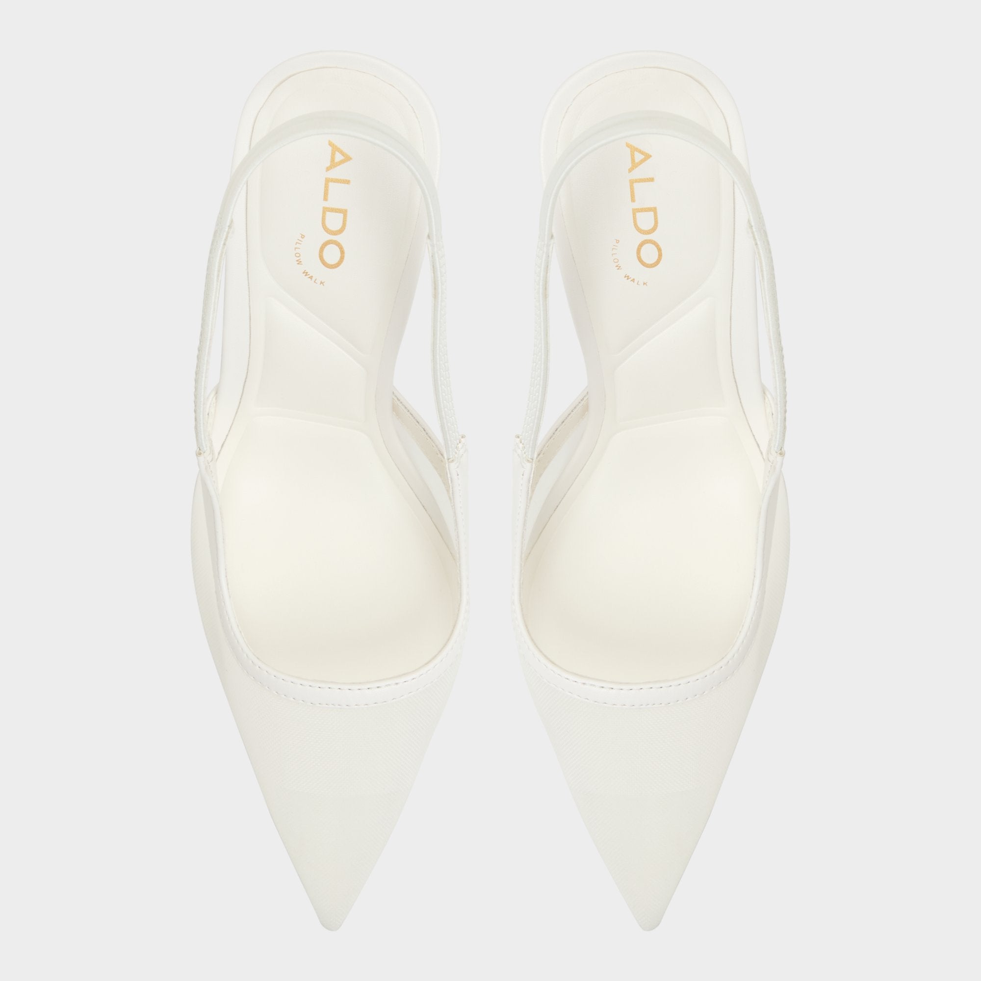 Aldo Evania White Women's Slingbacks - Slingback heel Women