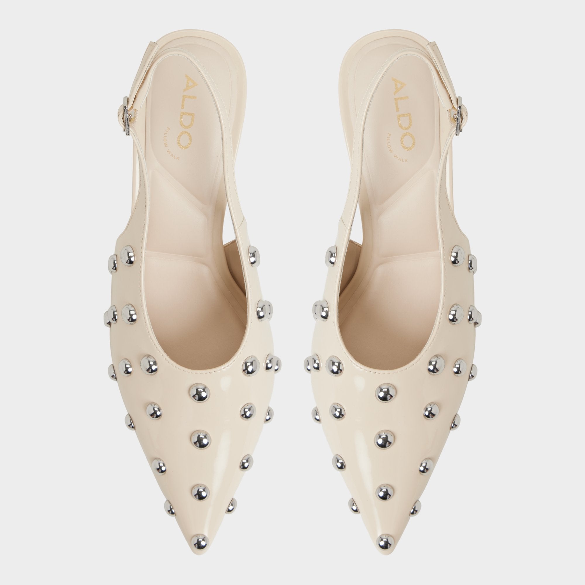 Aldo Naiarah in Cream 14118390 - Slingback heel, Stiletto heel Women