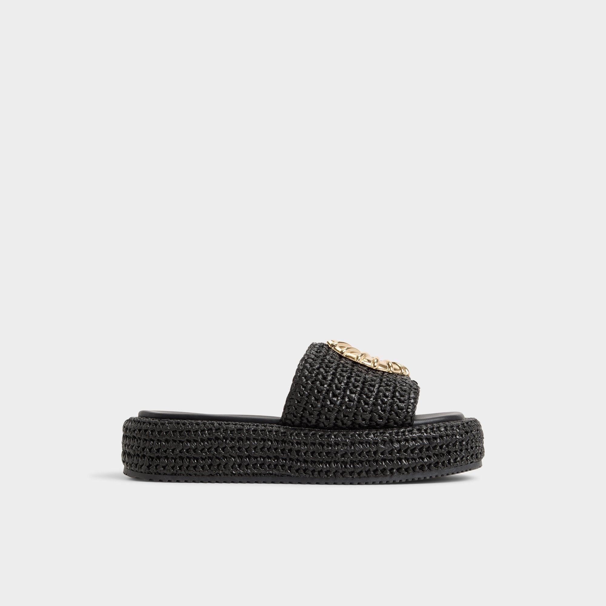 Aldo Justbeachy Black Women's Platform sandals - Flatform sandal Women