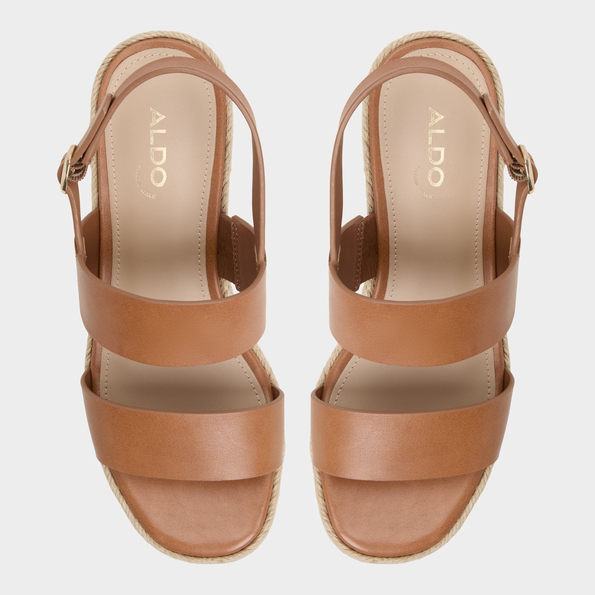 Aldo Keoni Medium Brown Women's Platform sandals - Wedge sandal Women