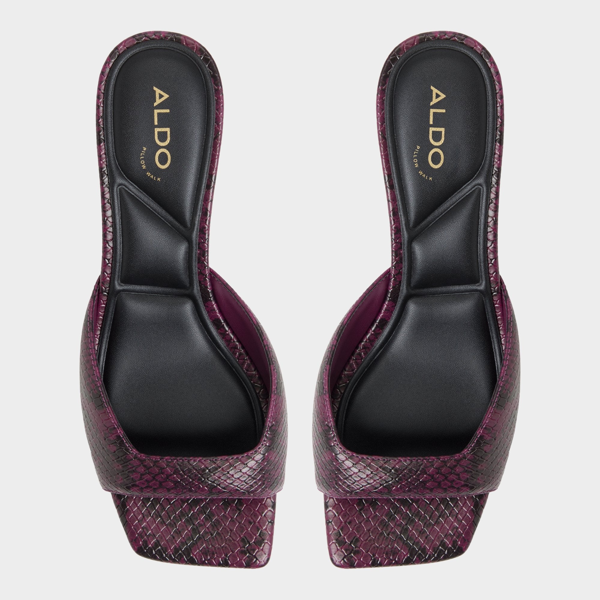 Aldo Aneky in Bordo - Heeled mule, Block heel Women