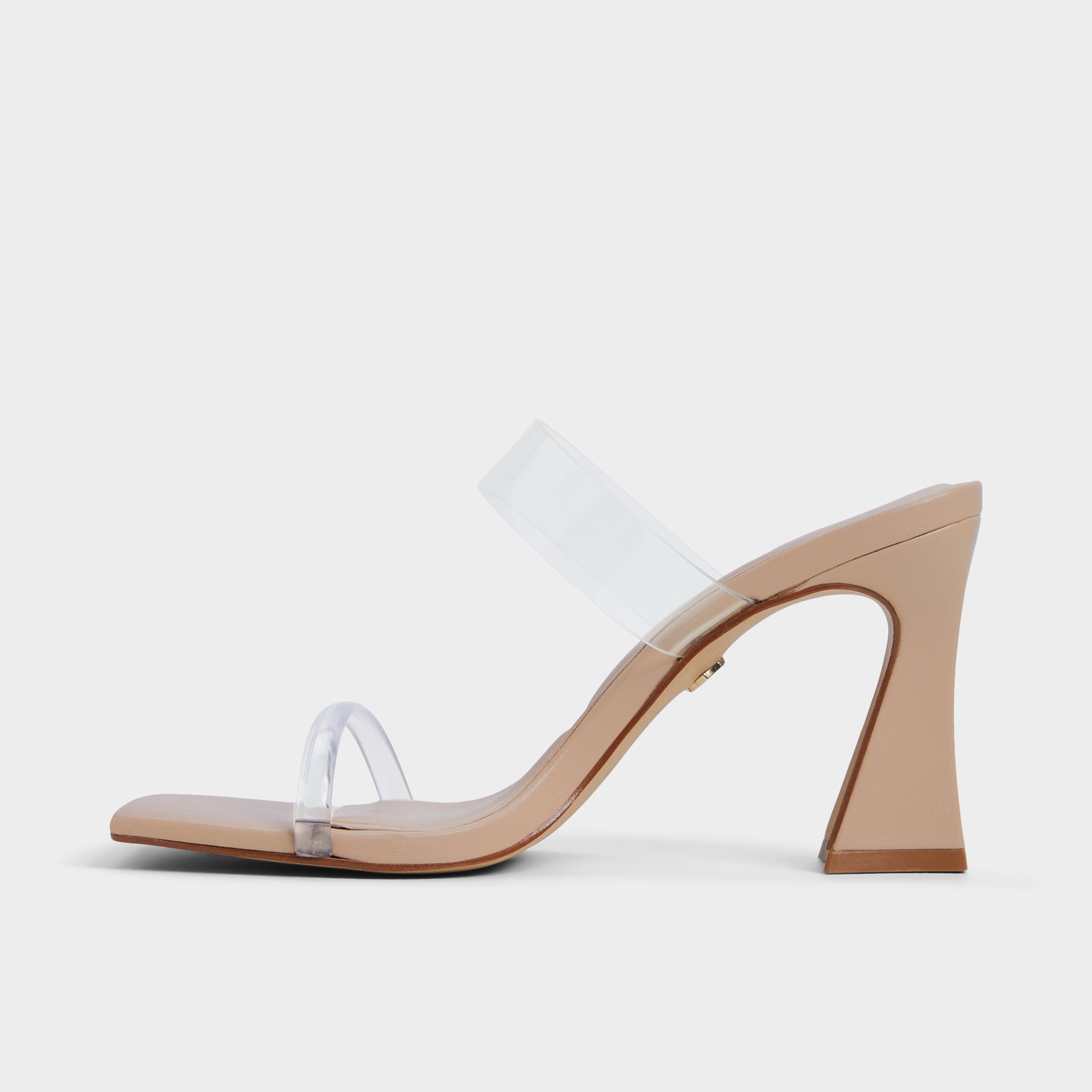 Aldo Calley Tan Women's Heeled mules - Heeled mule, Block heel Women