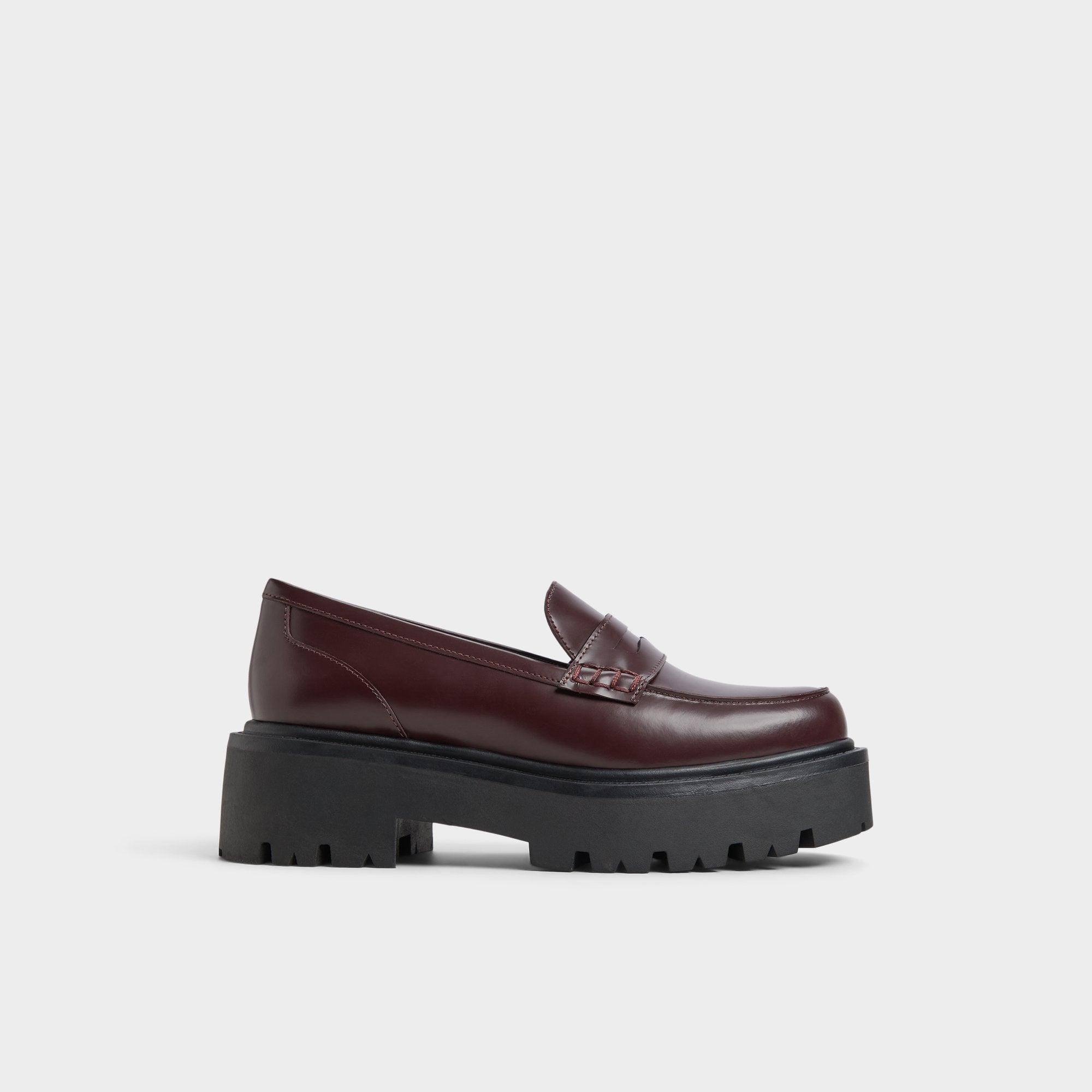 Aldo Cadaycia in Bordo - Loafer, Lug sole Women