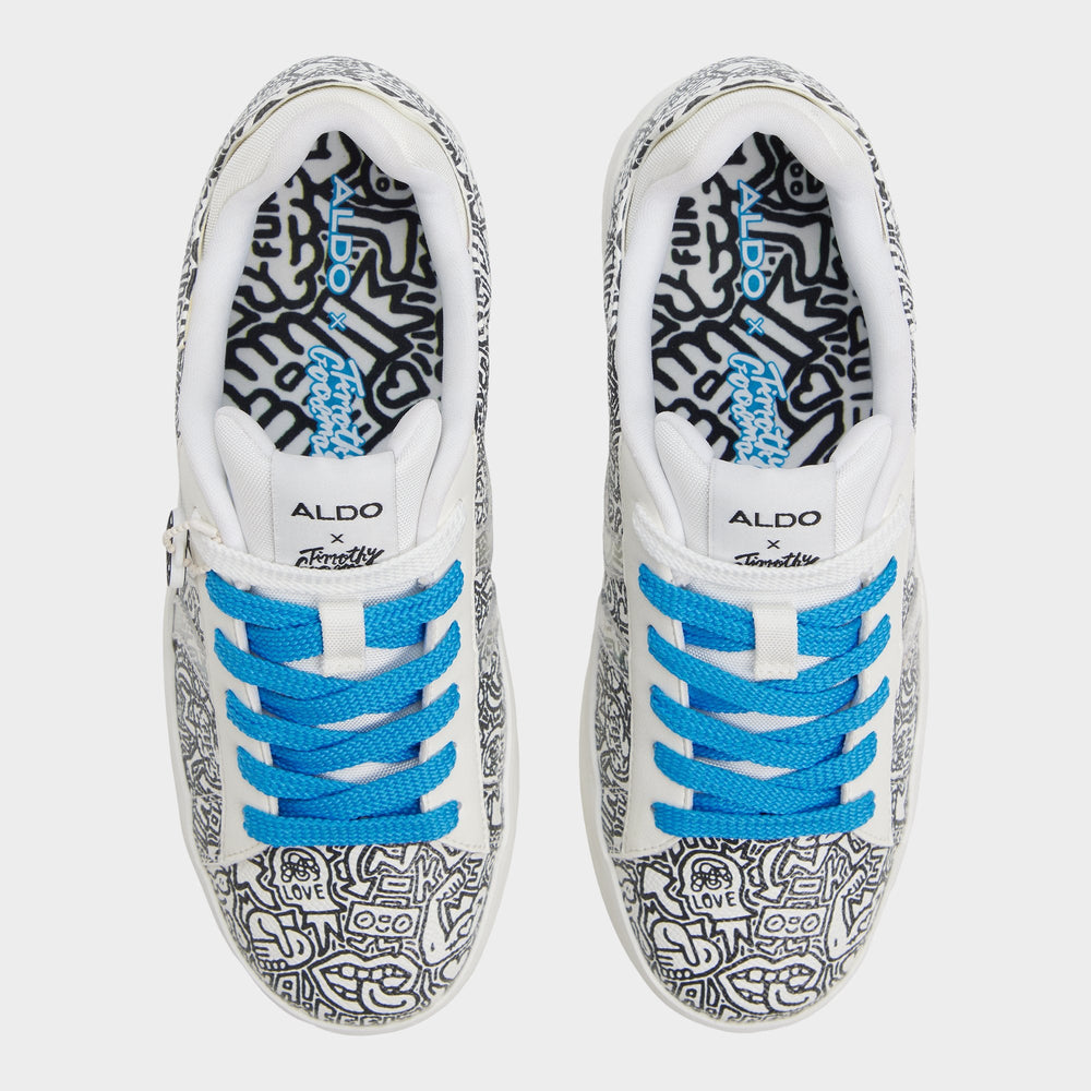 Aldo Timothy in Goodman White Black14038432 - Low top sneaker, Cup sole Women