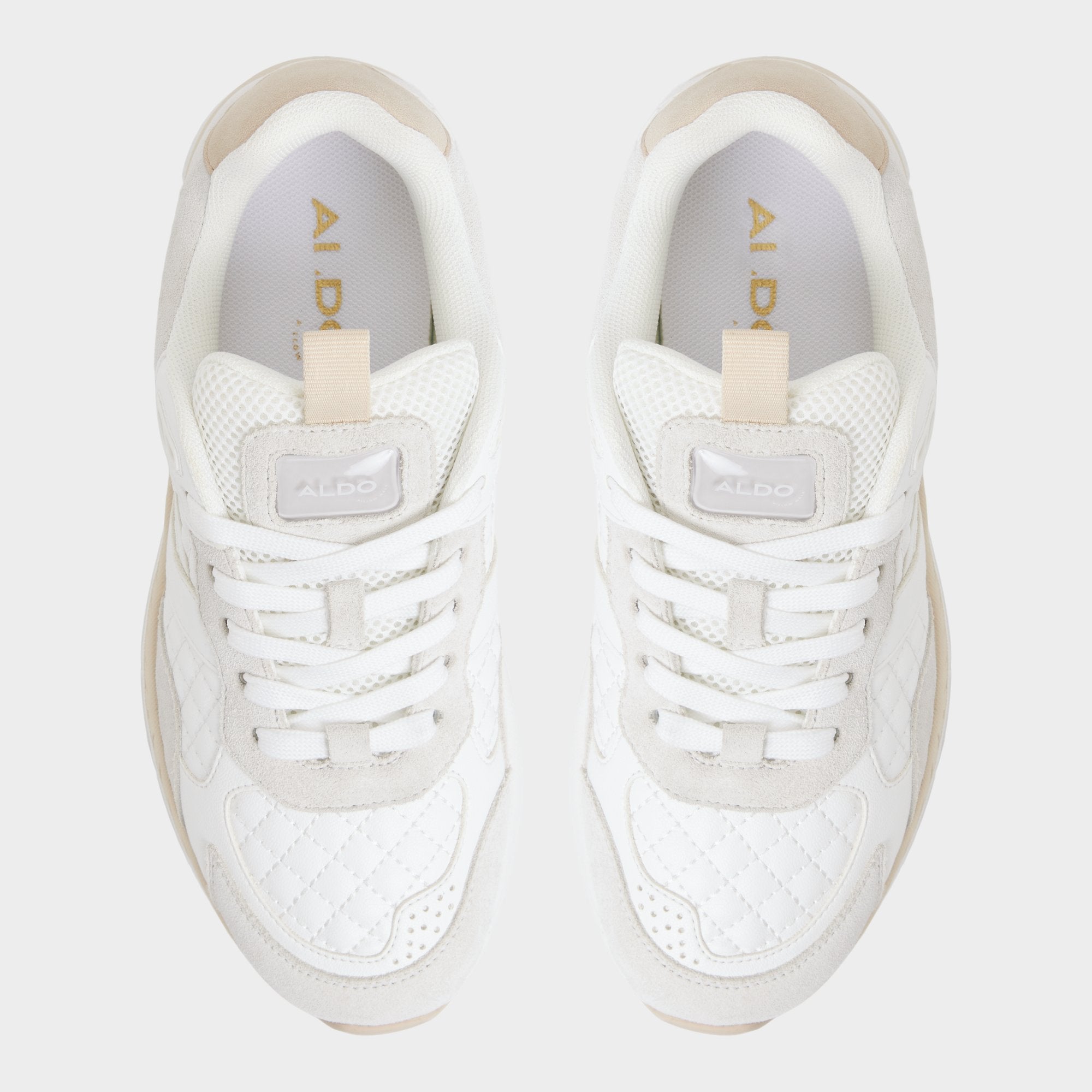 Aldo Pillowsnkr in L White - Jogger sneaker Women