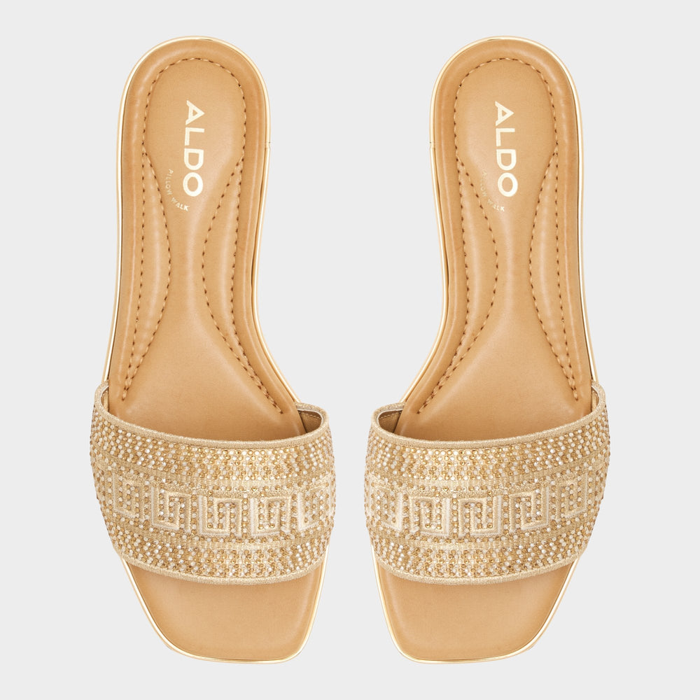 Aldo Oceania Gold Women's Flats - Slide sandal Women