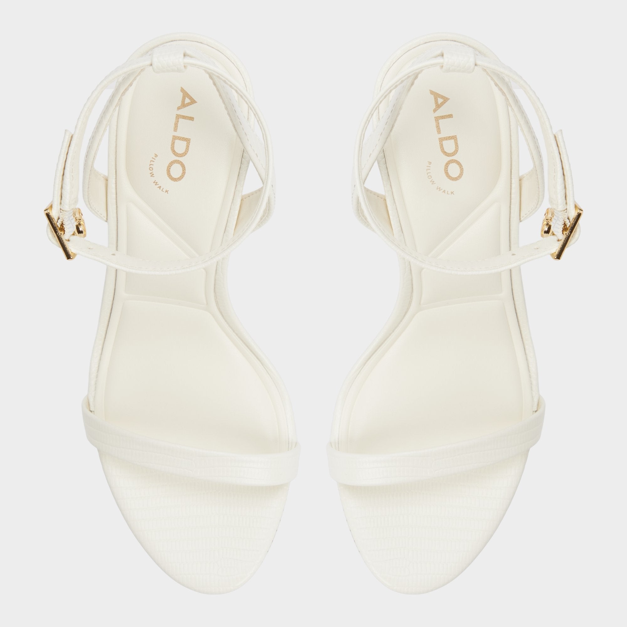 Aldo Maristou-xt White Women's Heeled sandals - Strappy heeled sandal, Stiletto heel Women