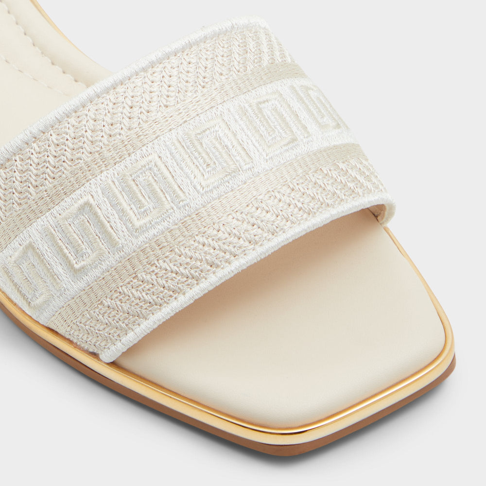 Aldo Oceania Other Beige Women's Flats - Slide sandal Women