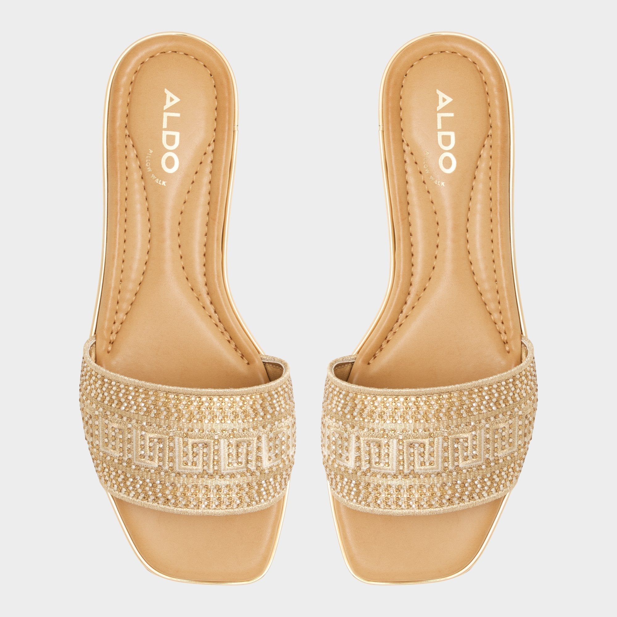 Aldo Oceania in Gold 13747178 - Slide sandal Women
