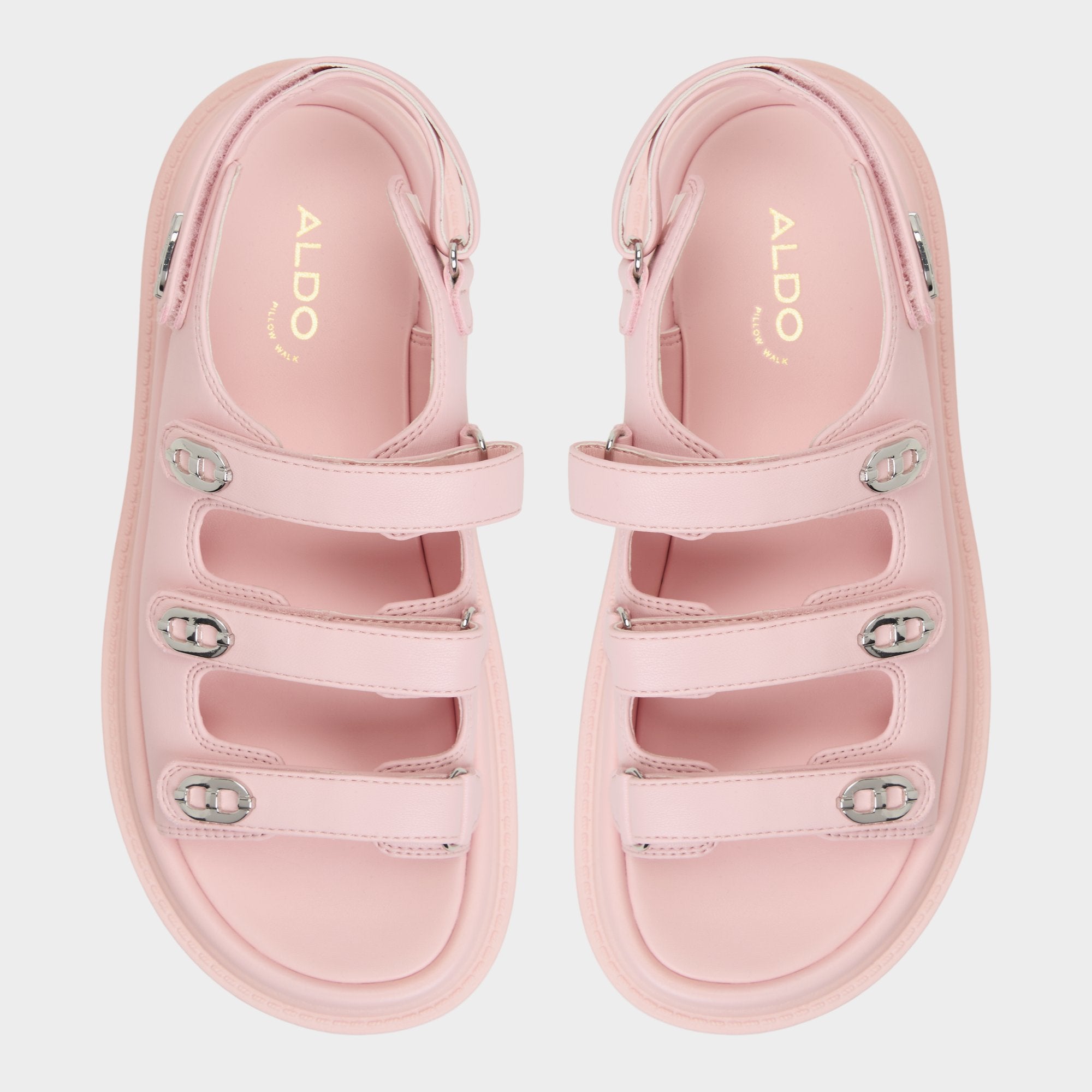 Aldo Halendar Light Pink Women's Footbed sandals - Footbed sandal, Footbed sandal Women