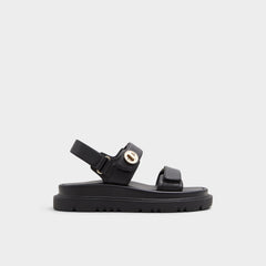 Aldo Linette Black Women's Footbed sandals - Footbed sandal, Footbed sandal Women