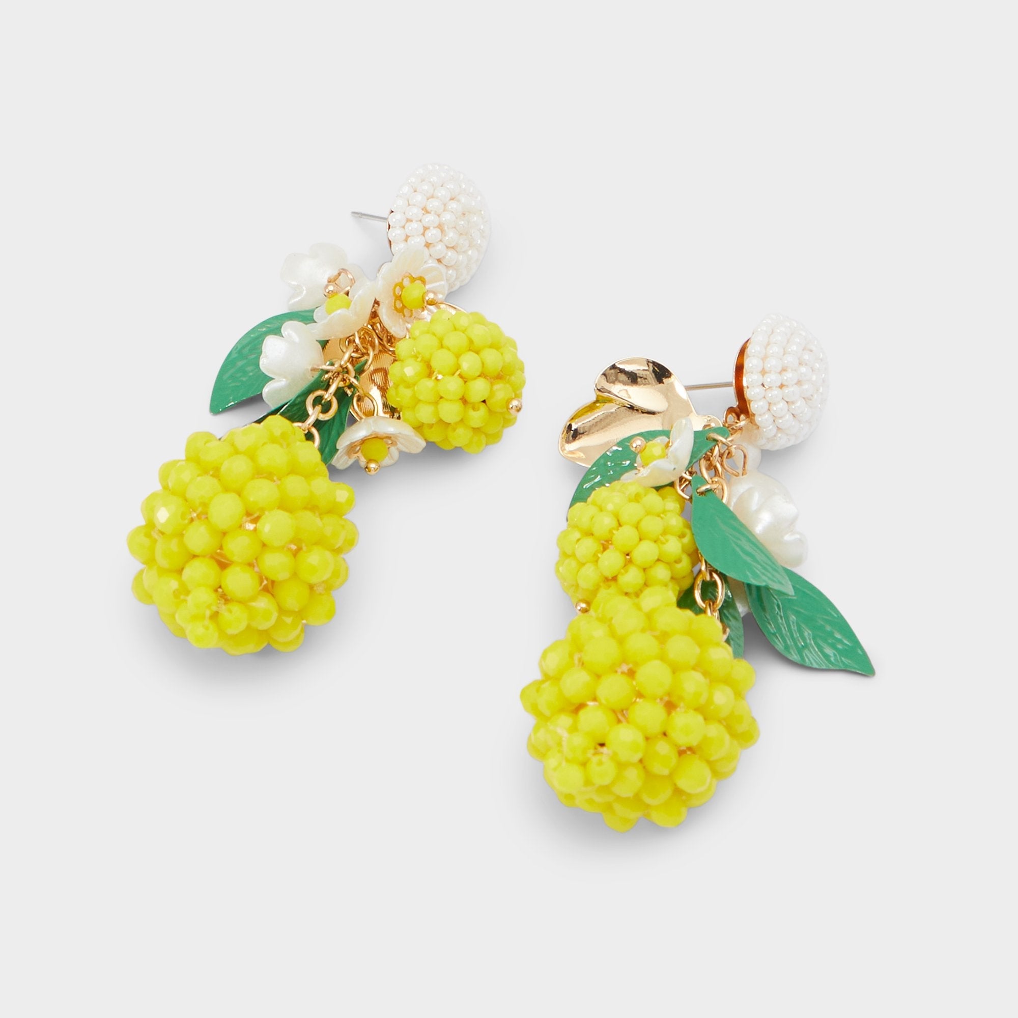 Aldo Limonatta Medium Yellow Women's Earrings - Chandelier earrings Women|Accessories