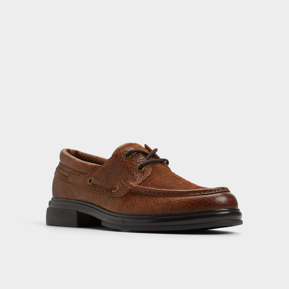 Aldo Seaexplorer Cognac Men's Dress Shoes - Boat shoe Men
