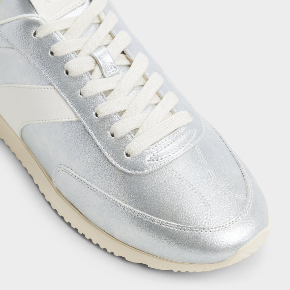 Aldo Nathaniel in Silver - Low top sneaker, Cup sole Men