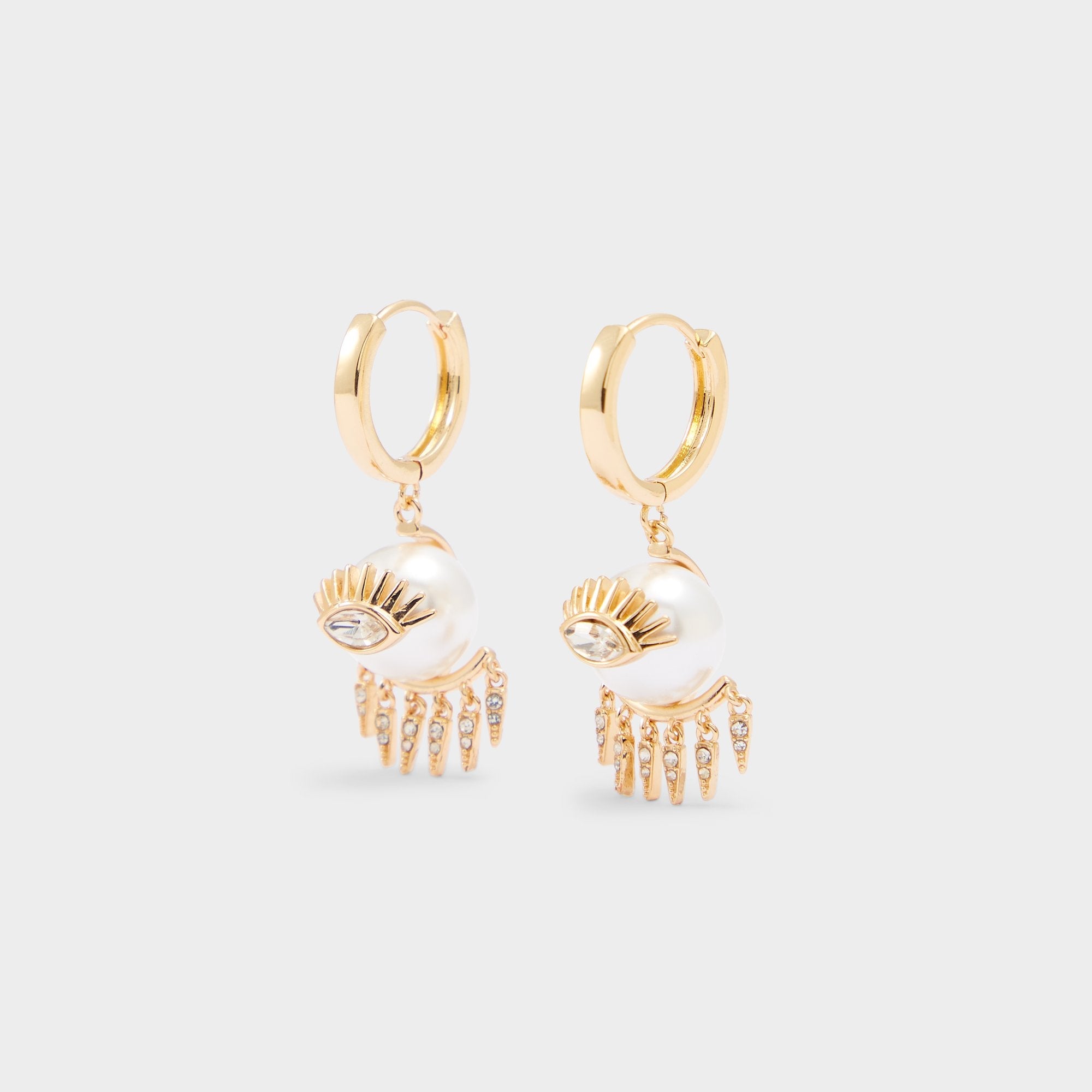 Aldo Kythe Gold/Clear Multi Women's Earrings - Earrings Women|Accessories