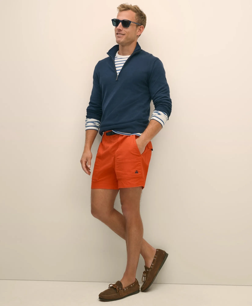 6" Utility Shorts in Cotton Canvas | Brooks Brothers