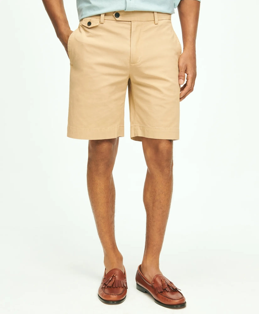 9" Canvas Poplin Shorts in Supima | Brooks Brothers