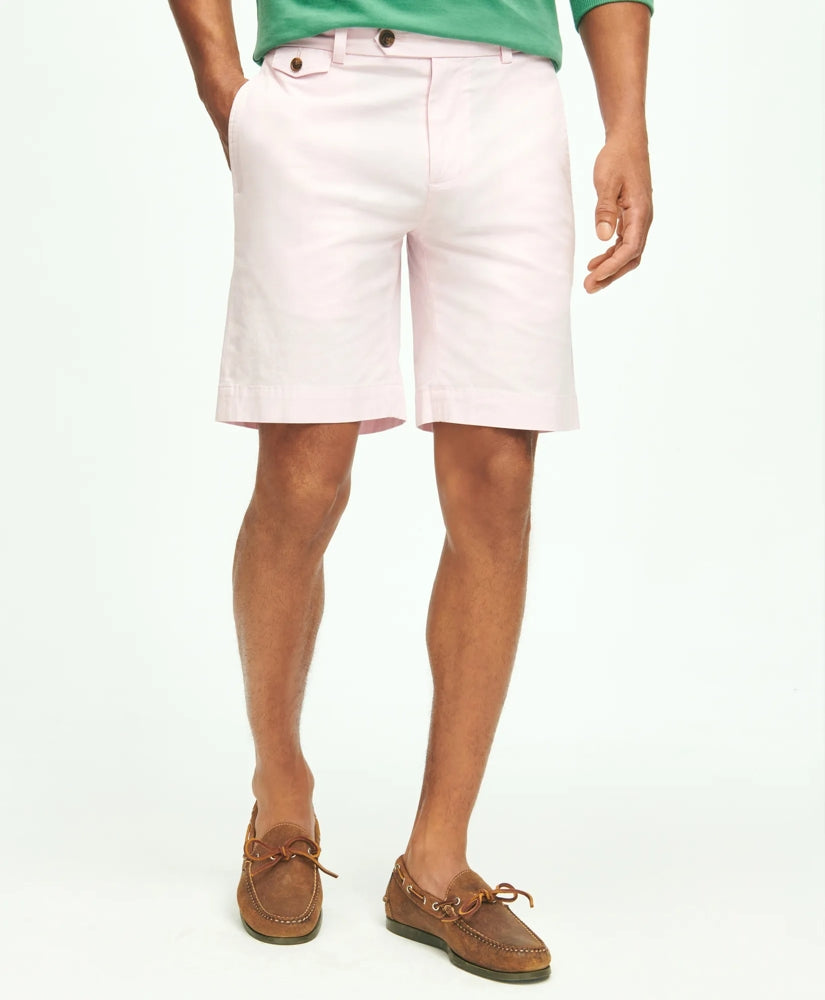 9" Canvas Poplin Shorts in Supima | Brooks Brothers