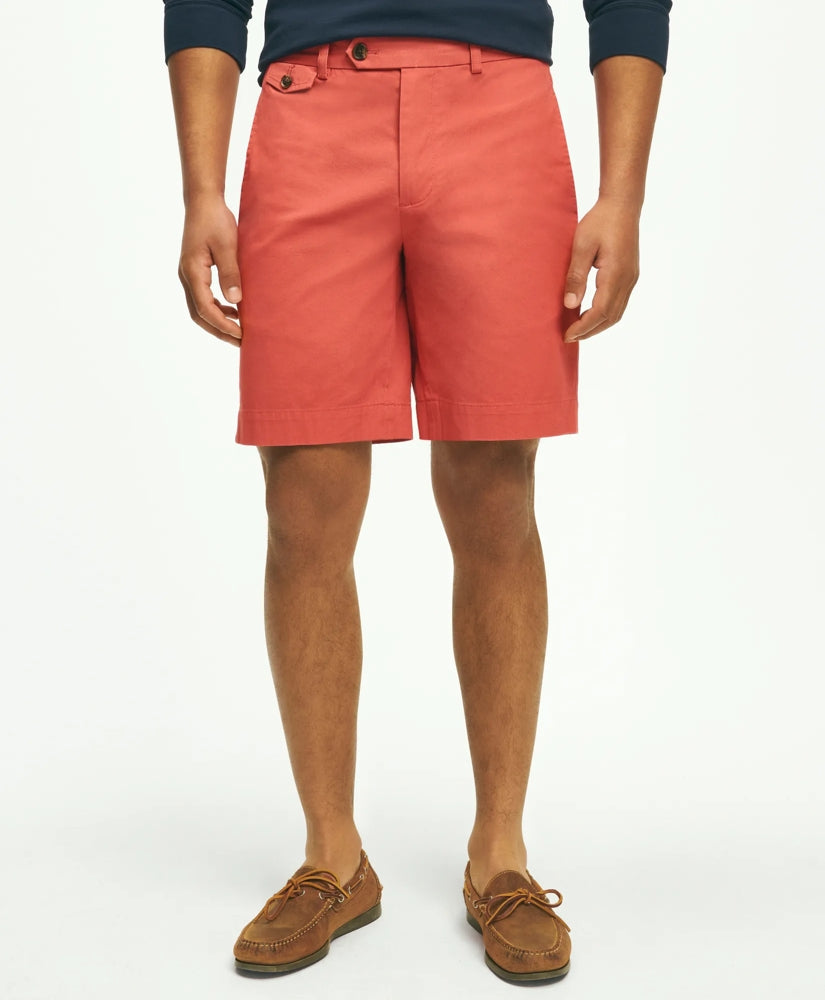 9" Canvas Poplin Shorts in Supima | Brooks Brothers