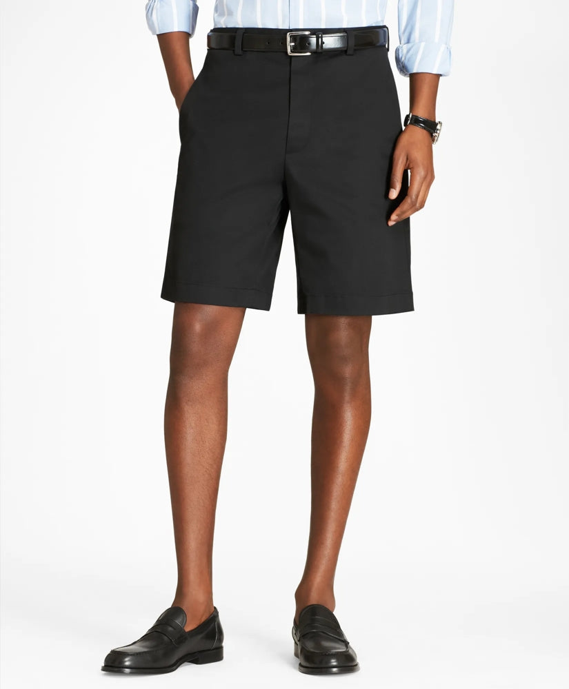 9" Flat Front Advantage Chino | Brooks Brothers