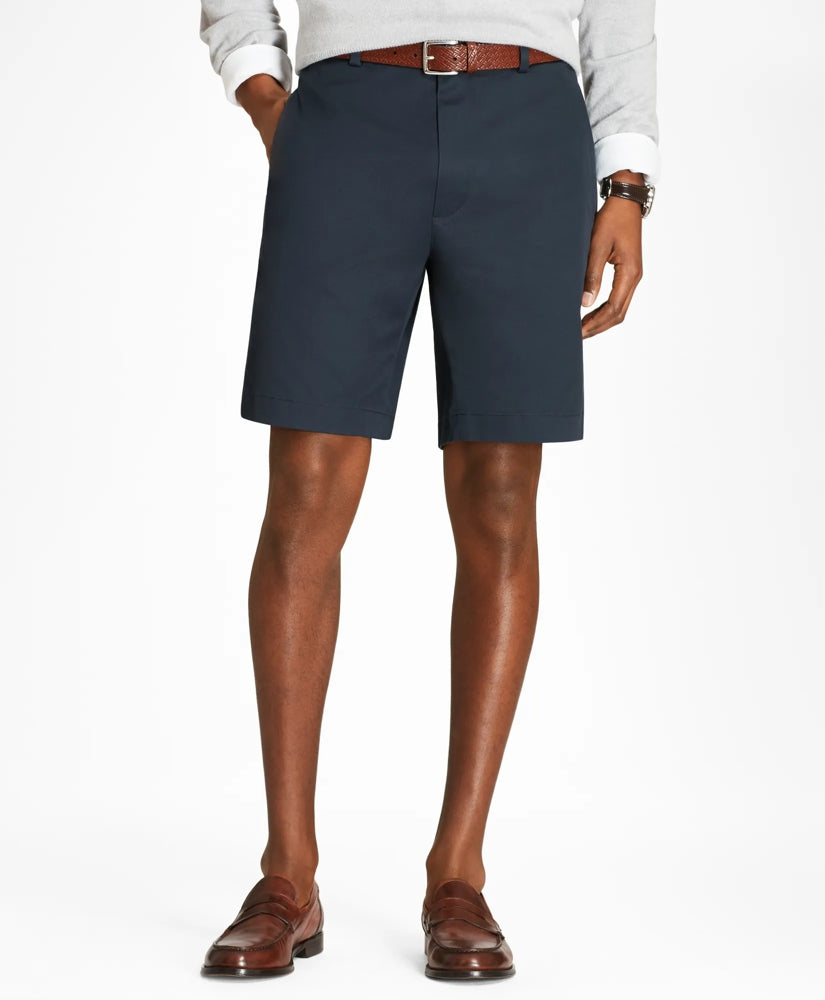 9" Flat Front Advantage Chino | Brooks Brothers