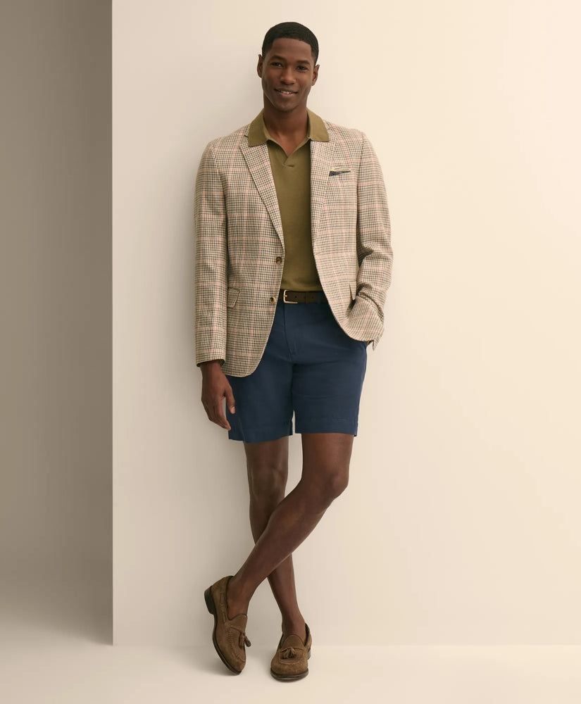 9" Linen Cotton Shorts | Brooks Brothers
