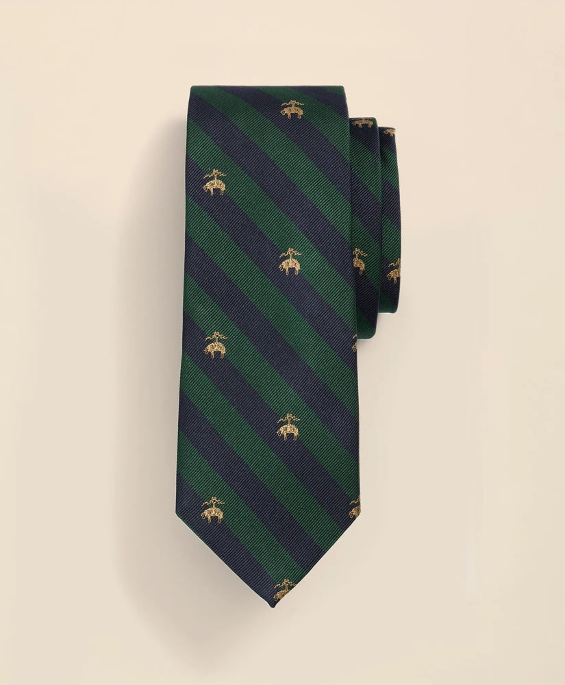 BB#4 Fleece Rep Tie | Brooks Brothers