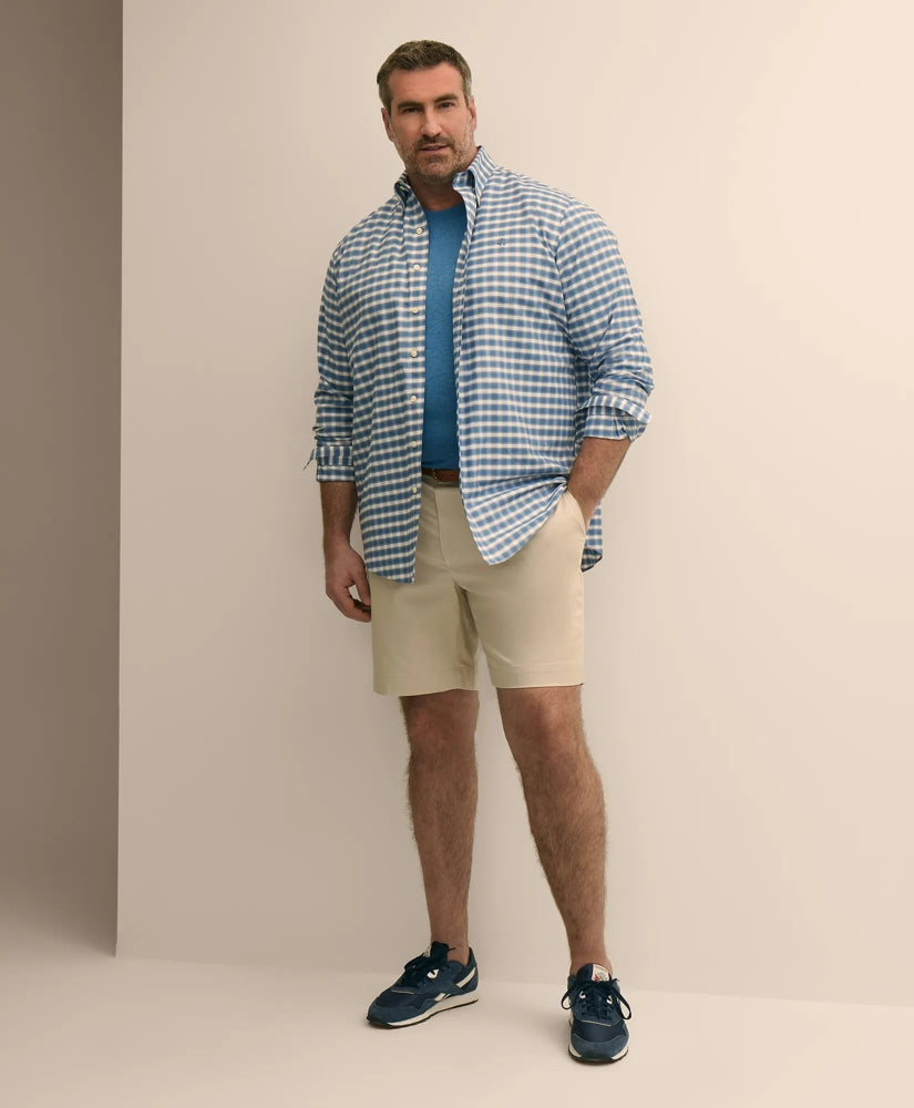 Big & Tall 10" Flat Front Stretch Advantage Chino | Brooks Brothers