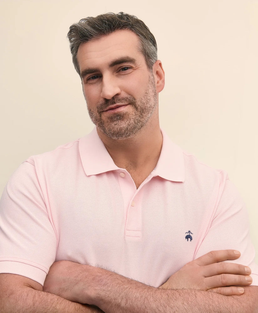 Big & Tall Cotton Pique Polo Shirt | Brooks Brothers