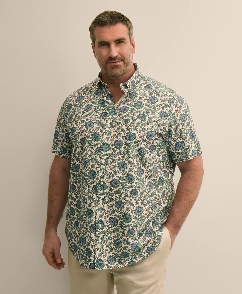 Big & Tall Friday Shirt, Short-Sleeve Poplin | Brooks Brothers