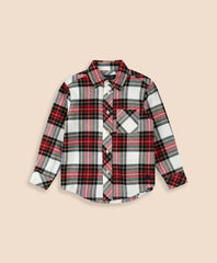Boys Cotton Brushed Flannel Shirt | Brooks Brothers