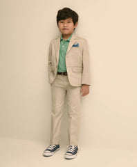 Boys Junior Stretch Cotton Suit Pants | Brooks Brothers