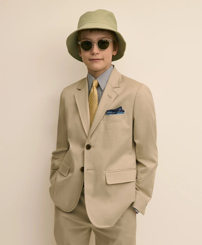 Boys Prep Stretch Cotton Suit Jacket | Brooks Brothers