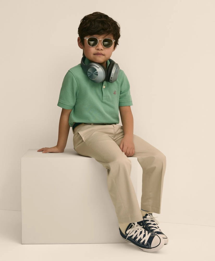 Boys Short-Sleeve Pique Polo | Brooks Brothers