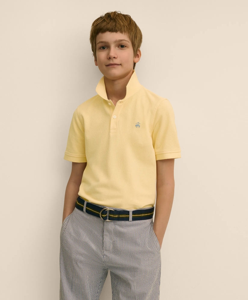 Boys Short-Sleeve Pique Polo | Brooks Brothers