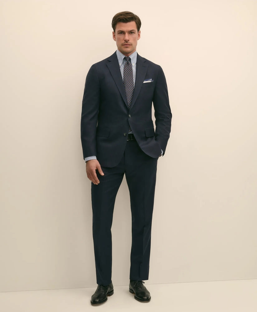 Brooks Brothers Explorer Collection Classic Fit Wool Bold Stripe Suit Pants | Brooks Brothers