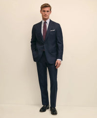 Brooks Brothers Explorer Collection Classic Fit Wool Overcheck Suit Pants | Brooks Brothers