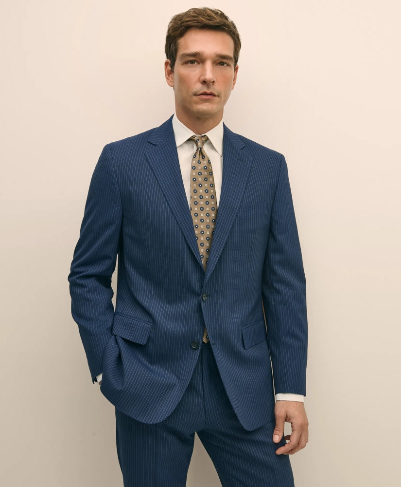 Brooks Brothers Explorer Collection Classic Fit Wool Pinstripe Suit Jacket | Brooks Brothers